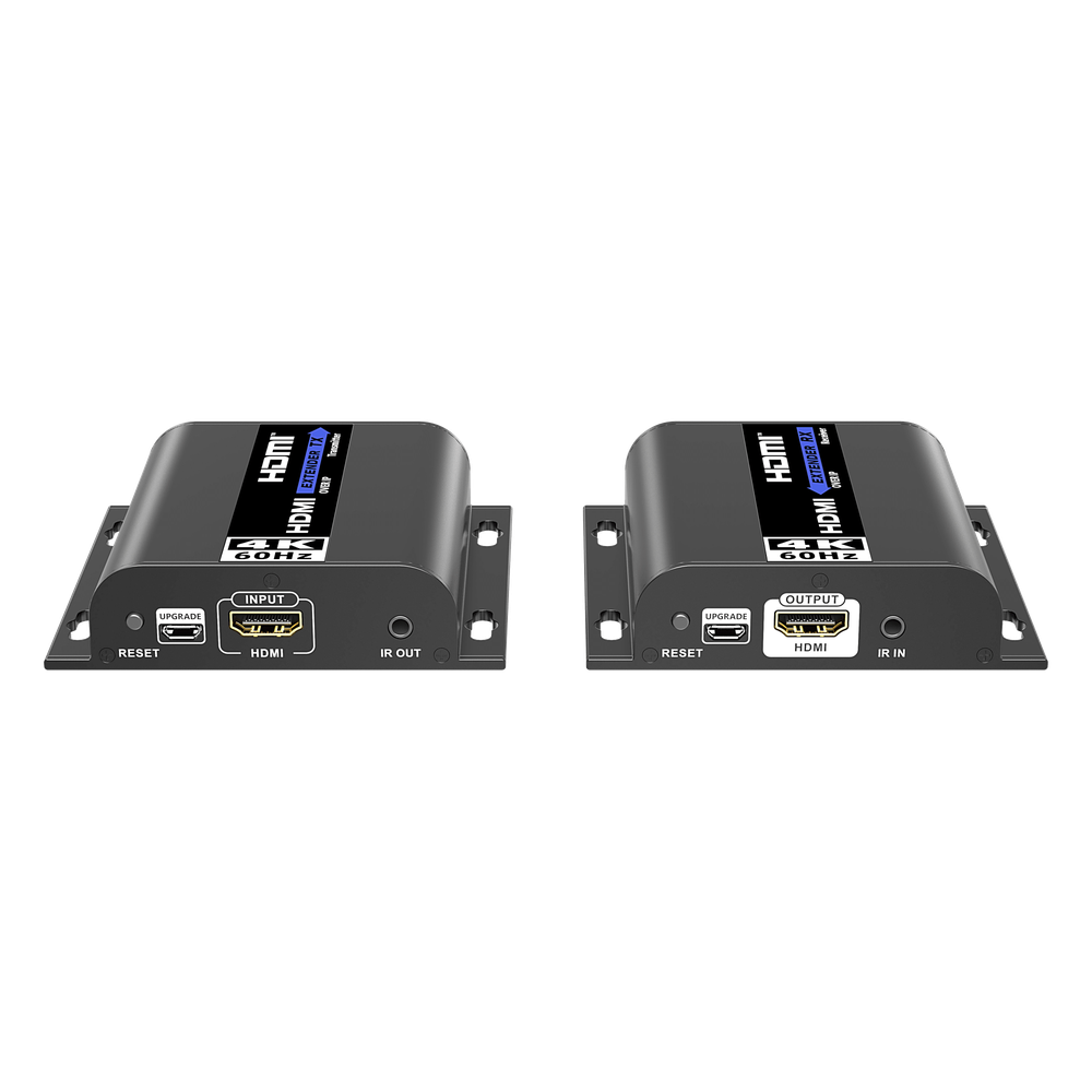 Kit Extensor HDMI | AV sobre IP | 4K@60Hz | 120 m | HDMI 2.0 | HDCP 2.2 | 18 Gbps | Conexión 1:1 , 1:N, N:1 , N:N | Compatible con App iMMS