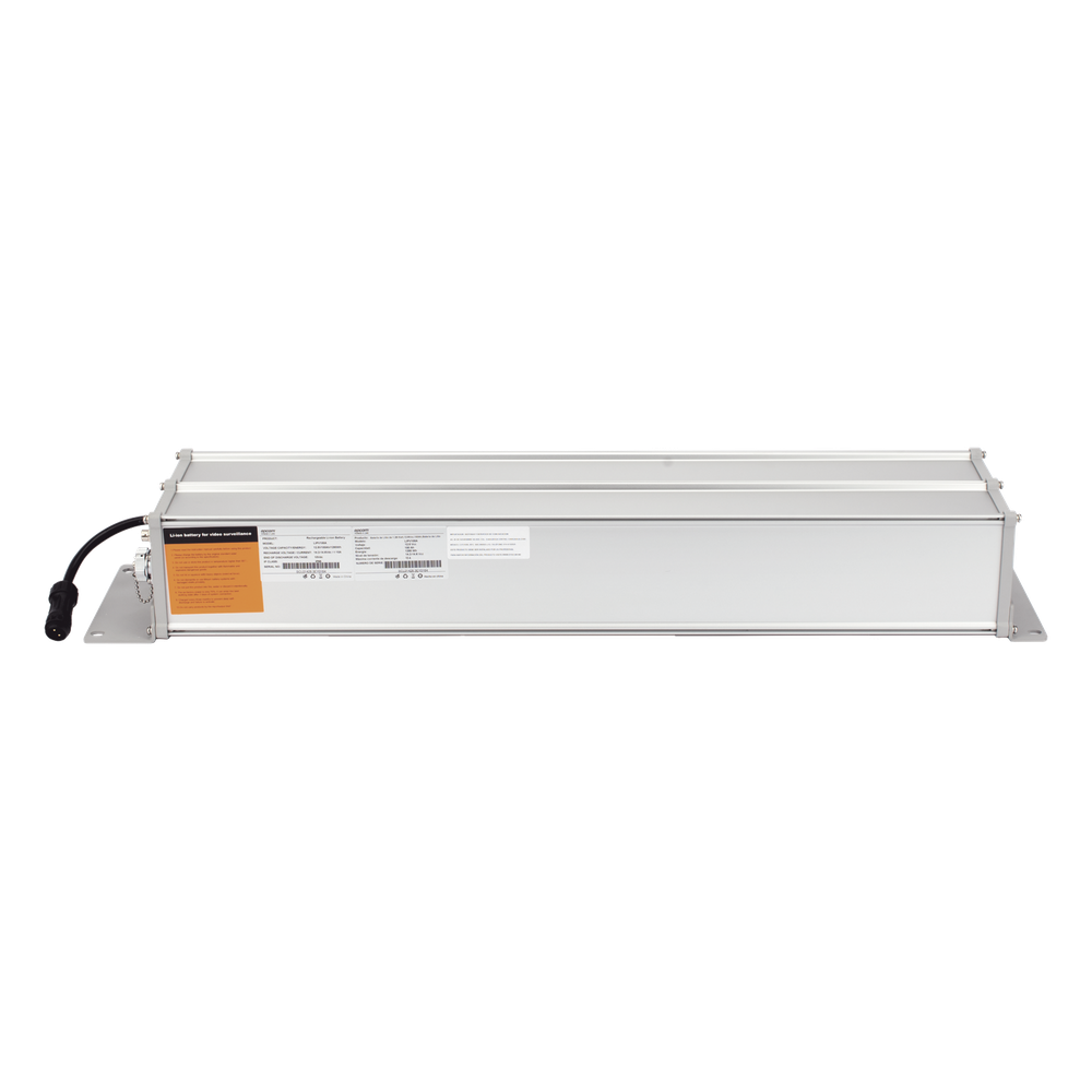 Batería de Ion-Litio para Videovigilancia / 1280 Wh / 100 Ah / Controlador Incluido / Salida 12 Vcc o 24 Vcc / Conexión Directa a Panel Solar