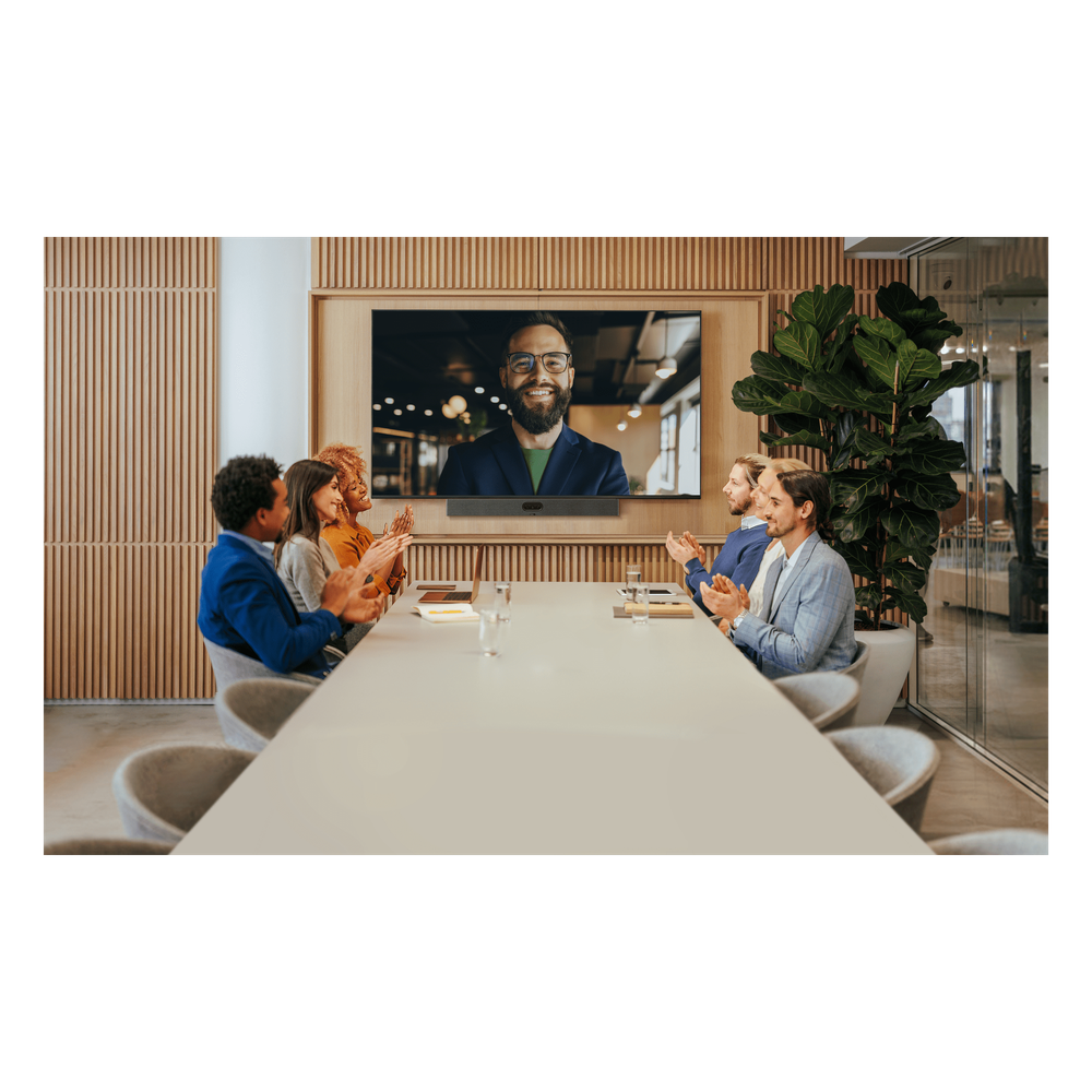 Barra de Videoconferencia Yealink A50 para Salas Medianas y Grandes, Compatible con Microsoft Teams Rooms, Zoom Rooms y RingCentral Rooms, Incluye Control Remoto VCR11