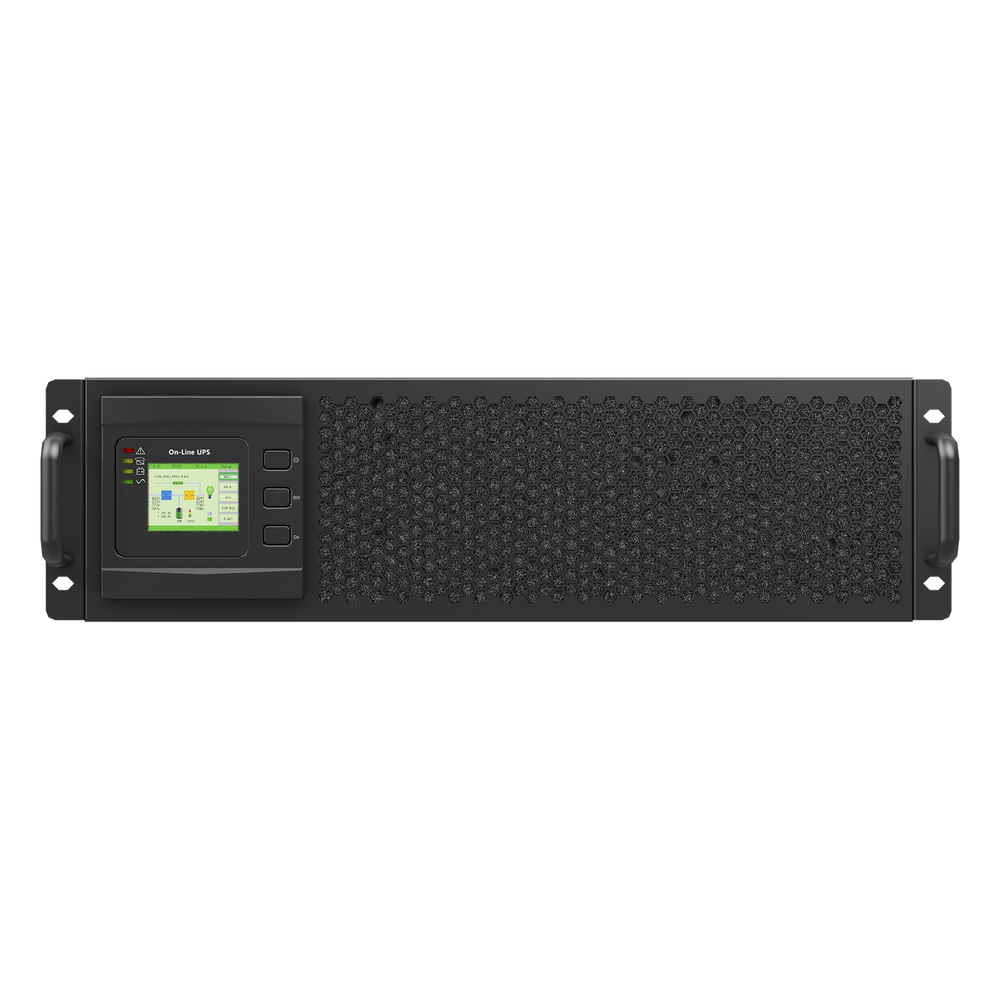 UPS de 20 KVA/20 kW, Online Doble Conversión, 220 Vac L-L de Entrada 3 Fases, Entrada Hardwired, Onda Senoidal Pura, Torre o Rack