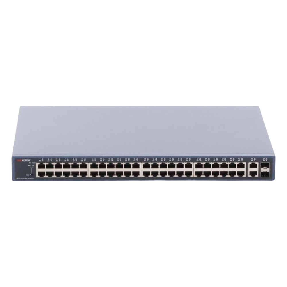 Switch PoE+ / Administrable / 48 Puertos 1000 Mbps PoE+ / 2 Puertos 1000 Mbps Uplink / 2 Puertos SFP / 470 Watts