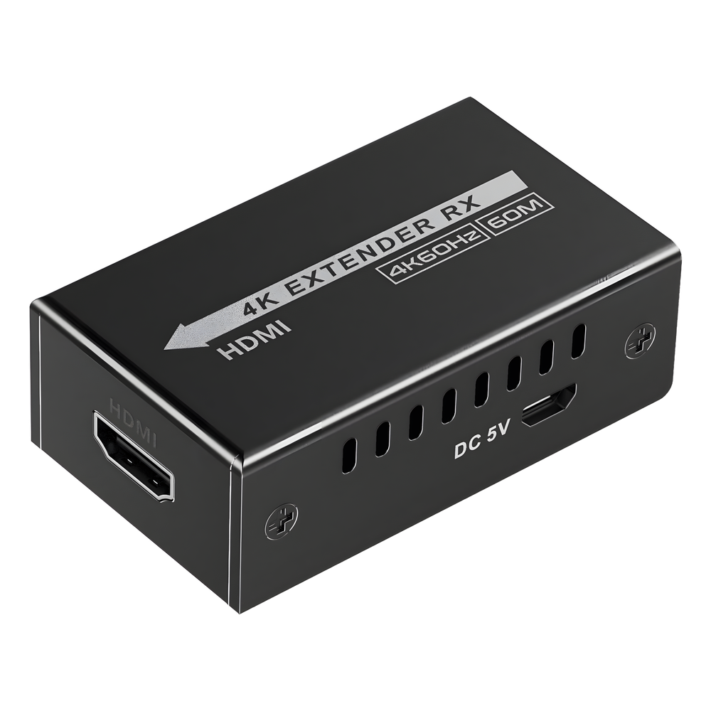 Extensor Mini 4K120Hz USB-C a HDMI | Transmisión 18 Gbps | Distancia 60m 4K@60Hz | HDR10 / HDCP 2.2 | Protección ESD ±8KV | Alimentación por Fuente de Señal