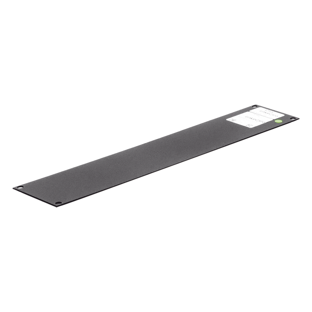 Tapa Ciega para Rack de 19in,  de 2UR, Color Negro