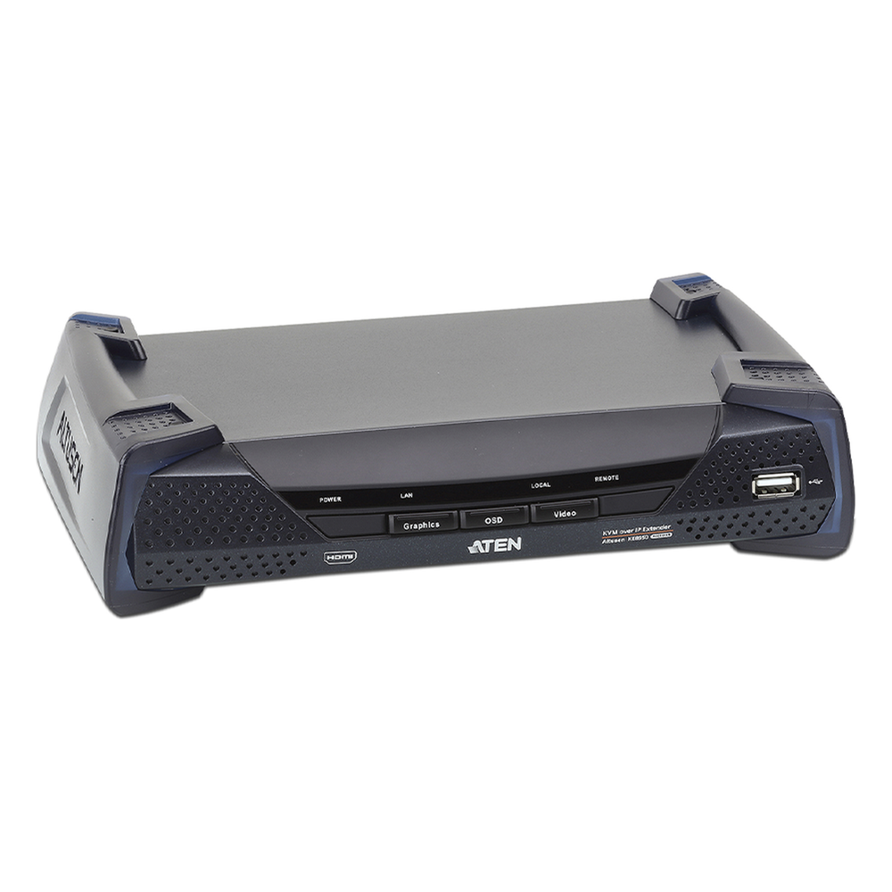 Unidad receptora extensora 4K HDMI KVM sobre IP