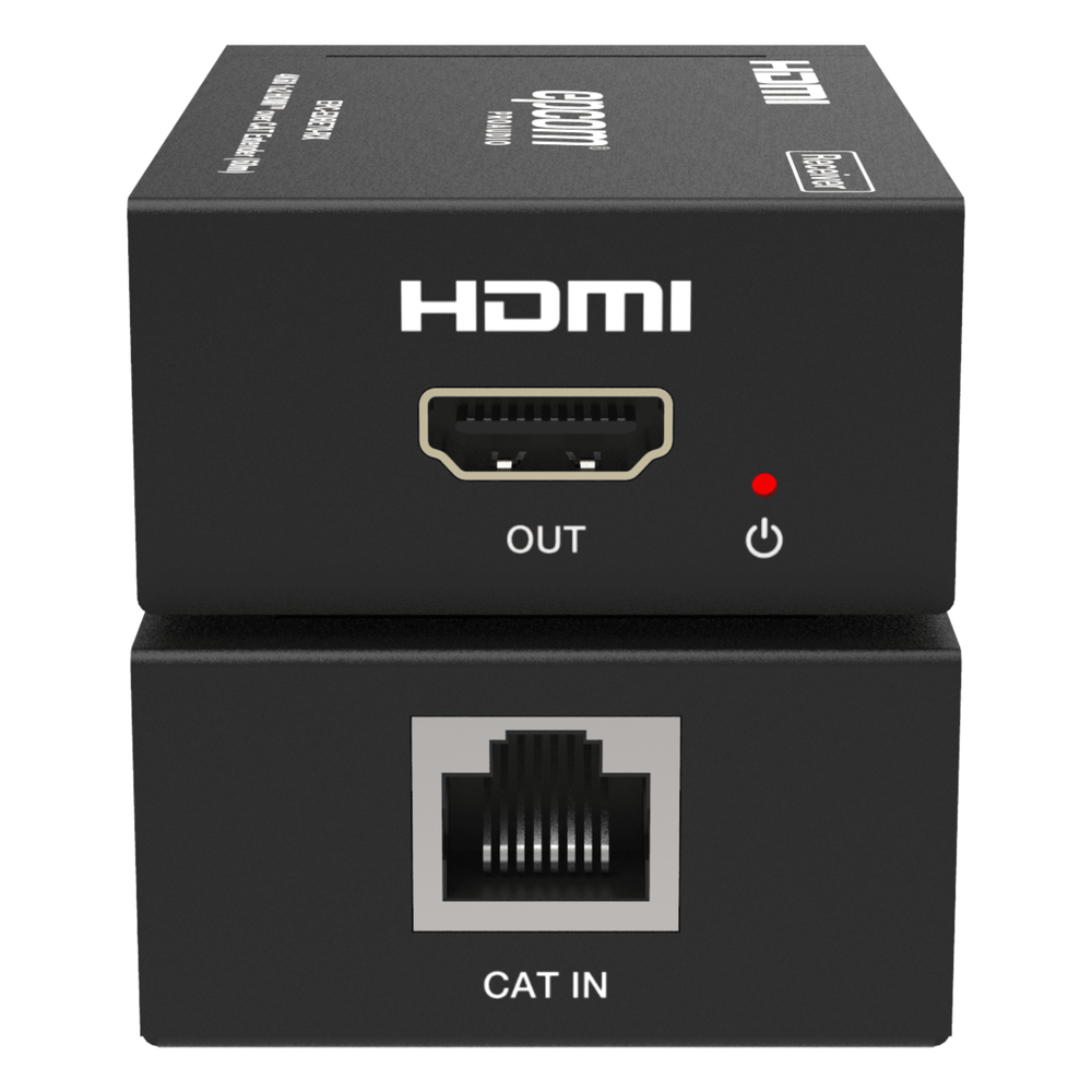 Splitter HDMI 1x2 | 4K@60Hz a 60m | 4K@30Hz a 70m | Cable Cat6 | EDID | HDCP 2.2 | Salida Loop