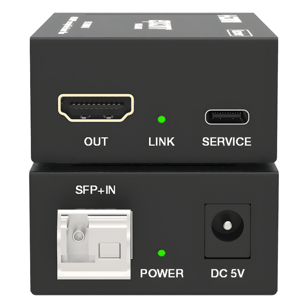 Extensor HDMI sobre Fibra Óptica | Resolución 4K2K@60Hz | Monomodo LC | 4:4:4 | Ancho de Banda 18 Gbps | Distancia hasta 10 km | HDCP 2.2 | HDR10+ Dolby Vision | Audio 7.1CH