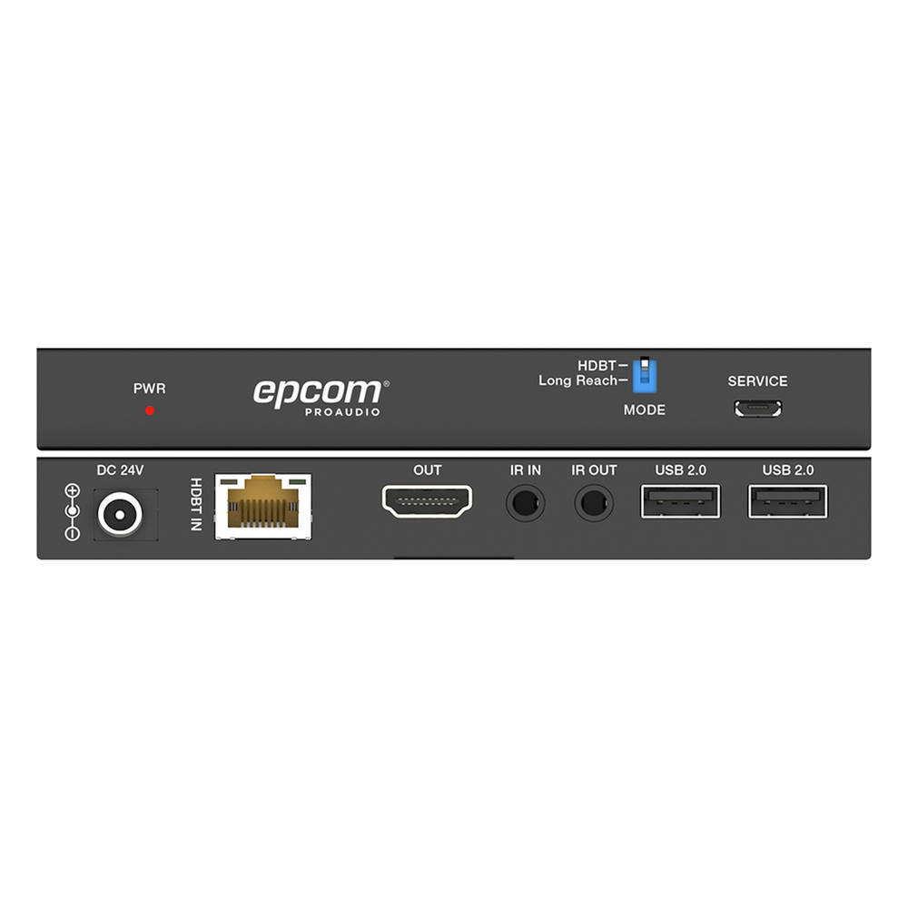 Kit Extensor HDMI con KVM |  4K@60Hz 4:4:4 | 150m en 1080 | 120m en 4K | HDBaseT | USB 2.0 | IR Bidireccional | POC | EDID