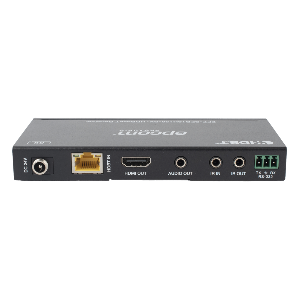 Splitter mas Extensor de Video | 1x8 | ProAV | HDBaseT™ | 120m en 4K@60Hz | 150m en 1080p@60Hz | Cat6/6a/7 | Gestión Avanzada EDID | Control IR y RS232 | PoC | Salida de Audio