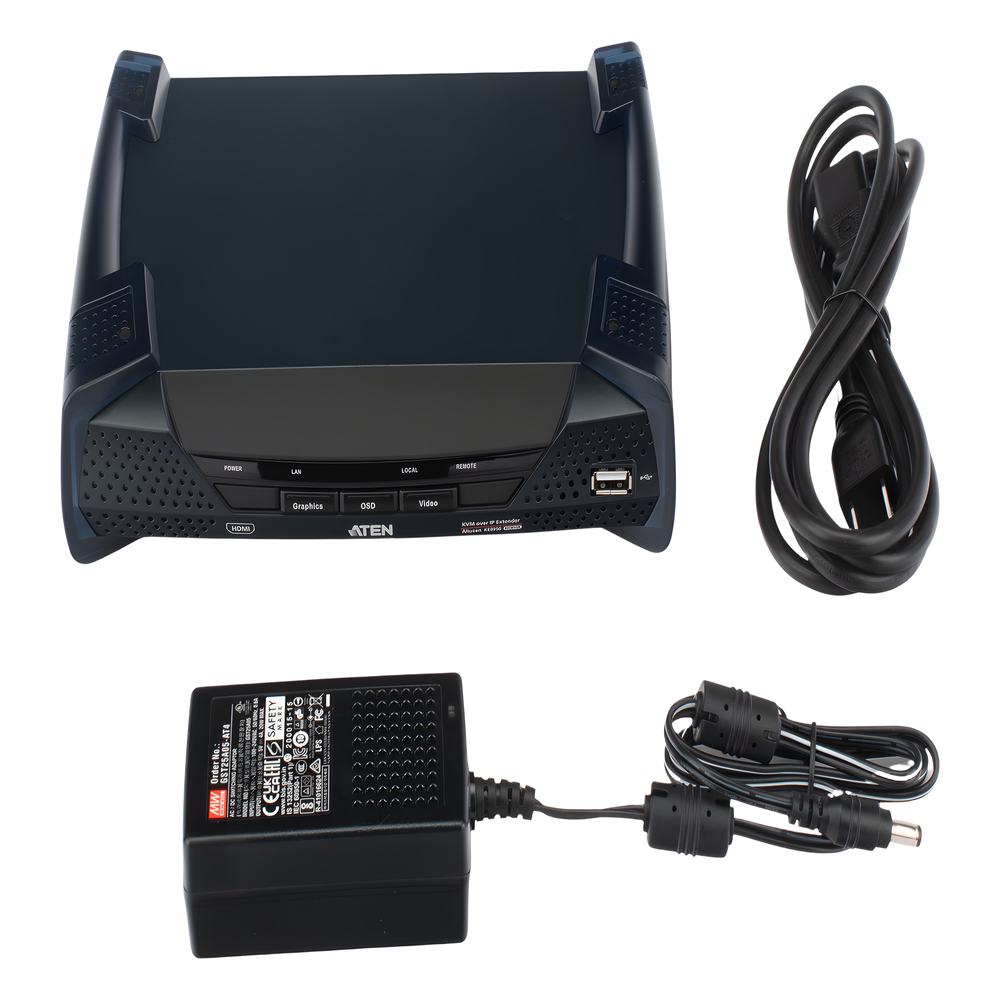 Unidad receptora extensora 4K HDMI KVM sobre IP