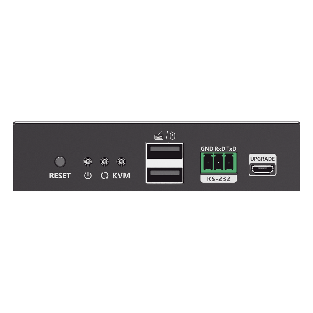 Kit Extensor KVM (HDMI y USB) hasta 120 metros | Transmite el Video y Controla tu DVR vía USB a distancia | Soporta resolución 4K @60Hz | Cat 6, 6a y 7 | Salida Loop en el Tx para visualización local